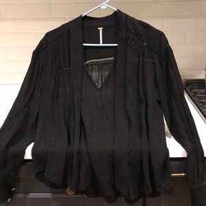 Free people loose fitting blouse